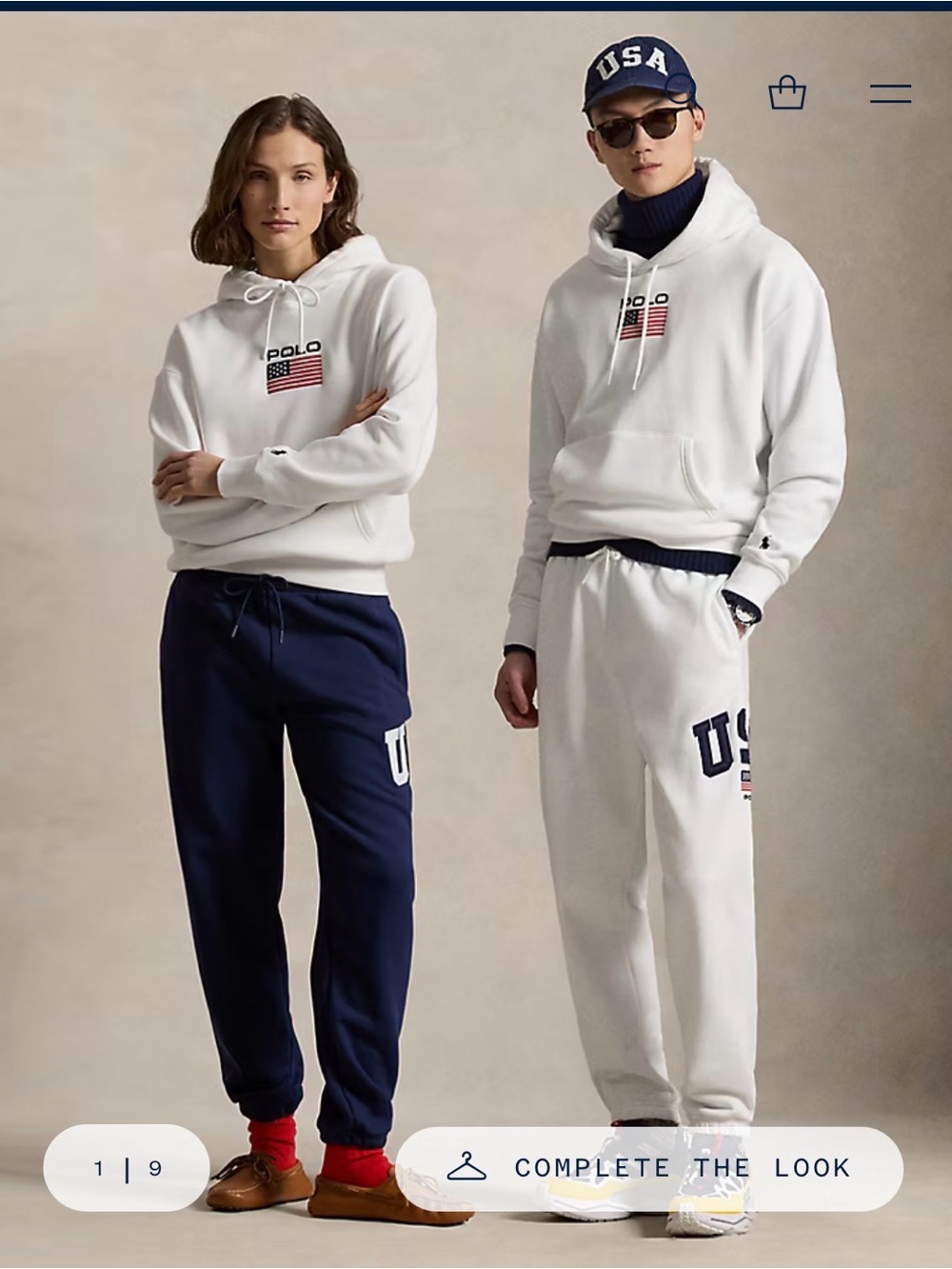 Polo Ralph Lauren white sweatshirt